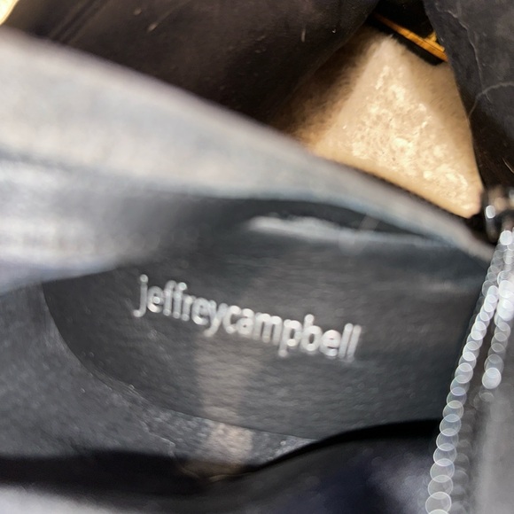 New JEFFREY CAMPBELL Compass Black Suede Over-The-Knee Boots Size 38 - Picture 6 of 10